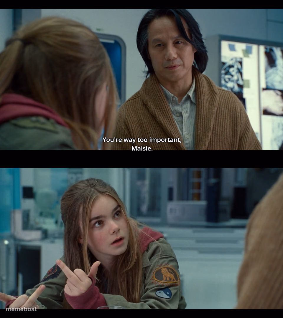 Maisie Lockwood memboatping Off Henry Wu - meme generator image preview