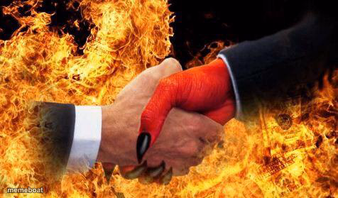 making a deal with the devil - meme generator image preview