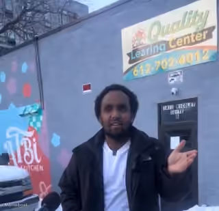 Man at Quality Learing Center