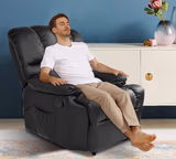 man in recliner