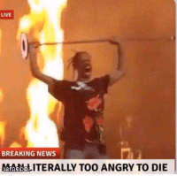 man literally too angery to die - meme generator image preview