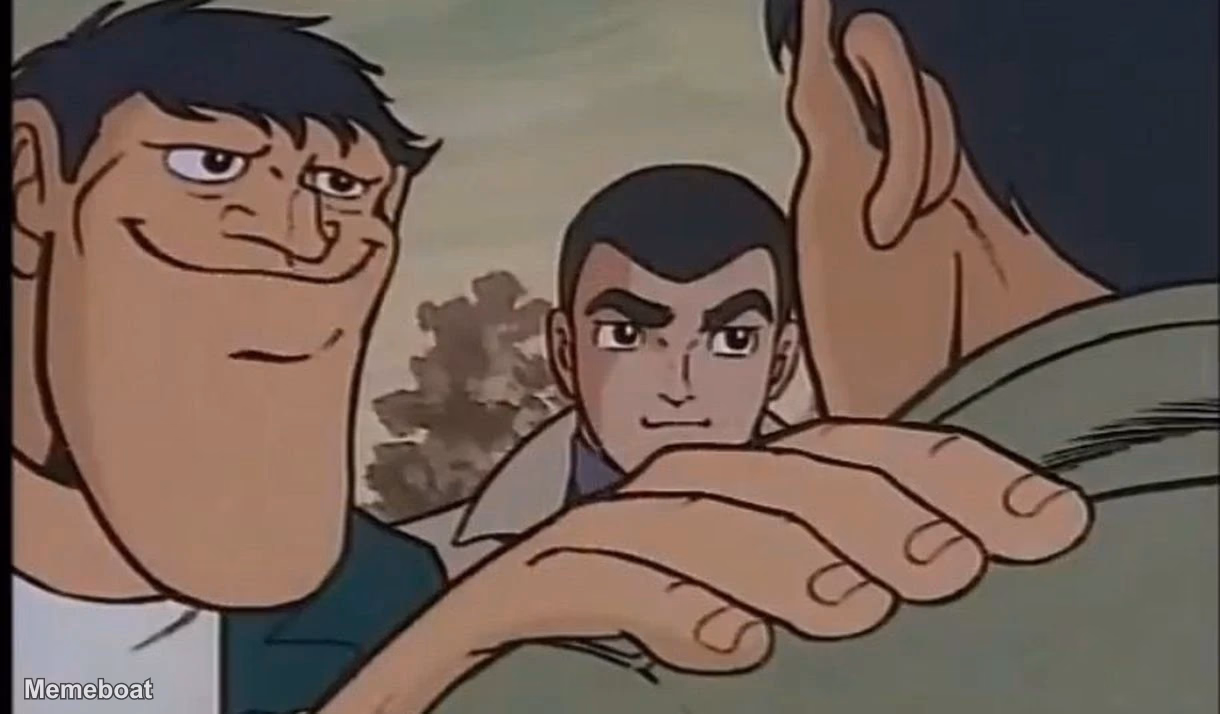 Man Putting Hand on Shoulder - meme generator image preview