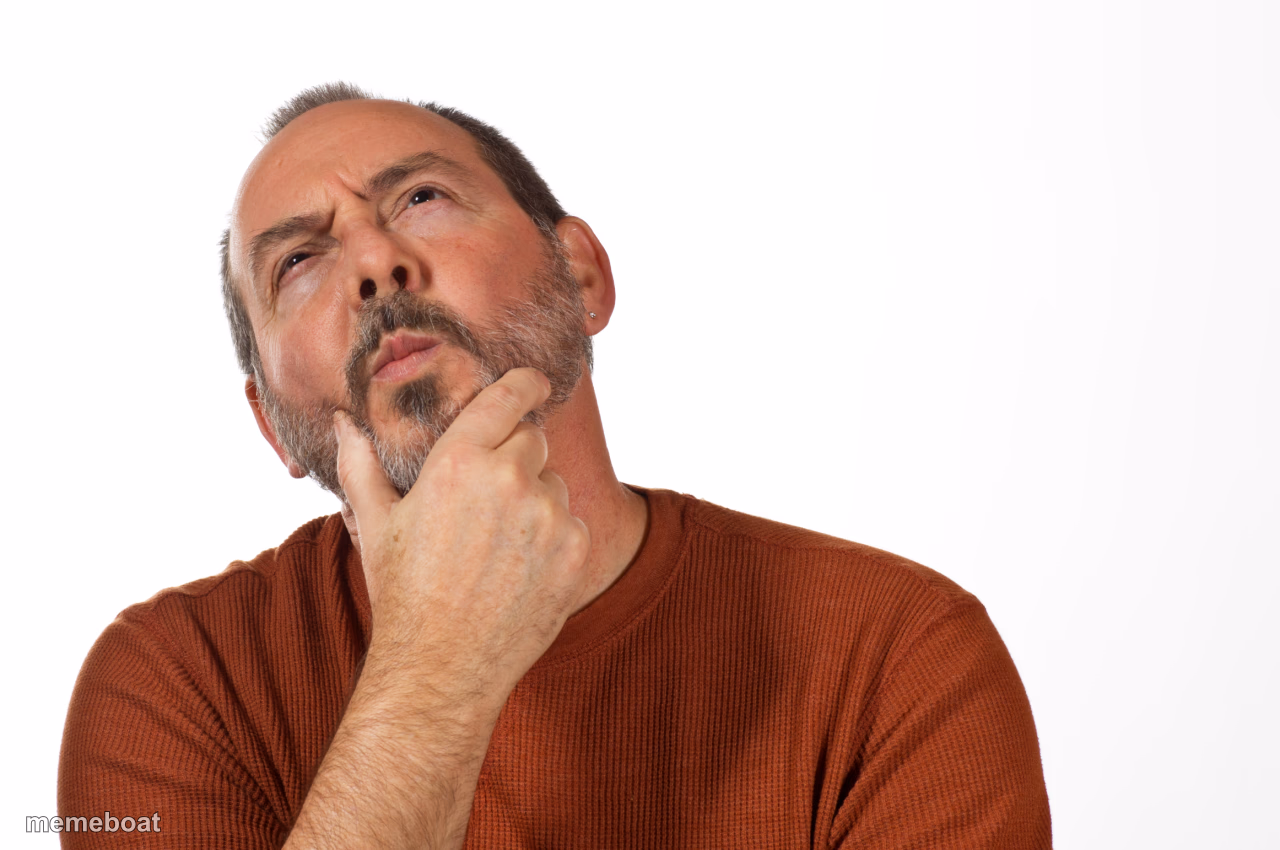 Man Thinking - meme generator image preview