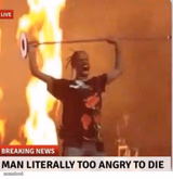 Man too Angry  to die