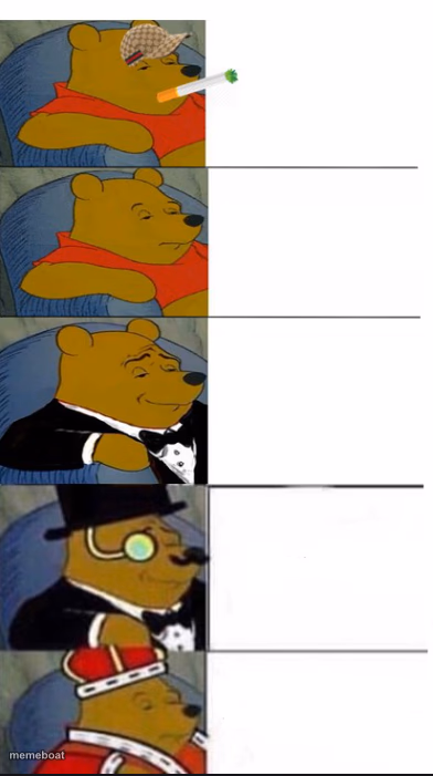 many winnie the pooh template - meme generator image preview