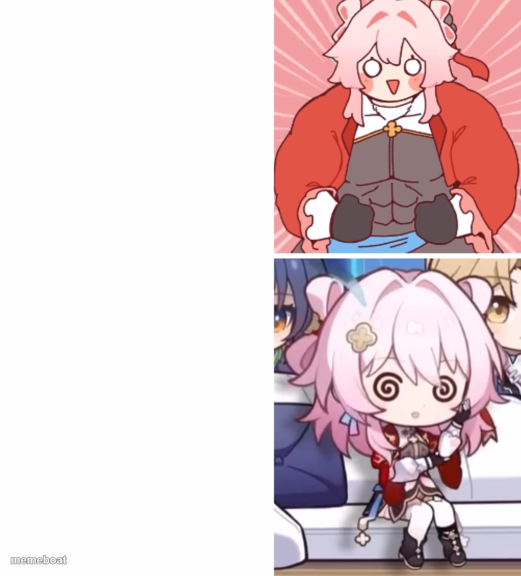 March 7th strong weak version - meme generator image preview
