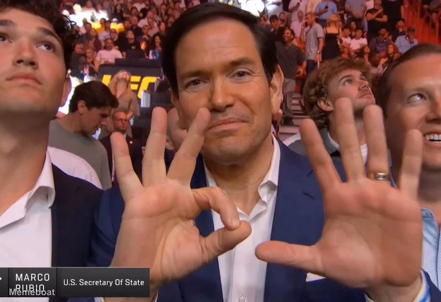 Marco Rubio Gang Signs - meme generator image preview
