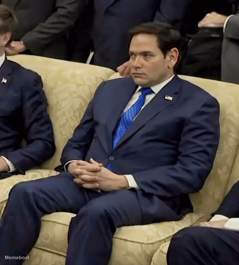 Marco Rubio on the Couch - meme generator image preview