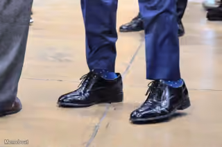 Marco Rubio Wearing Oversized Shoes That Trump Ordered for Him