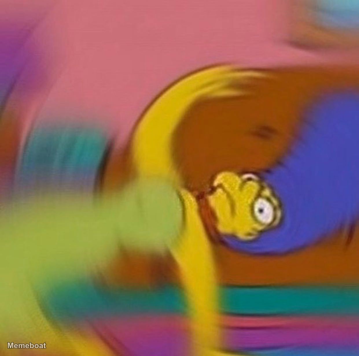 Marge Simpson Falling Reaction - meme generator image preview