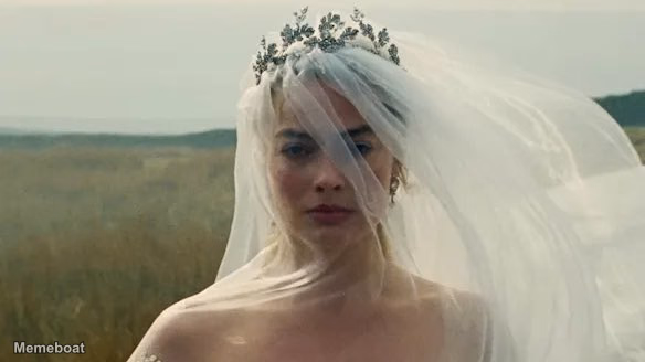 Margot Robbie Queen Elizabeth I Bride - meme generator image preview