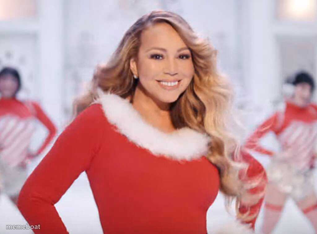 Mariah Carey all I want for Christmas is you - meme generator image preview