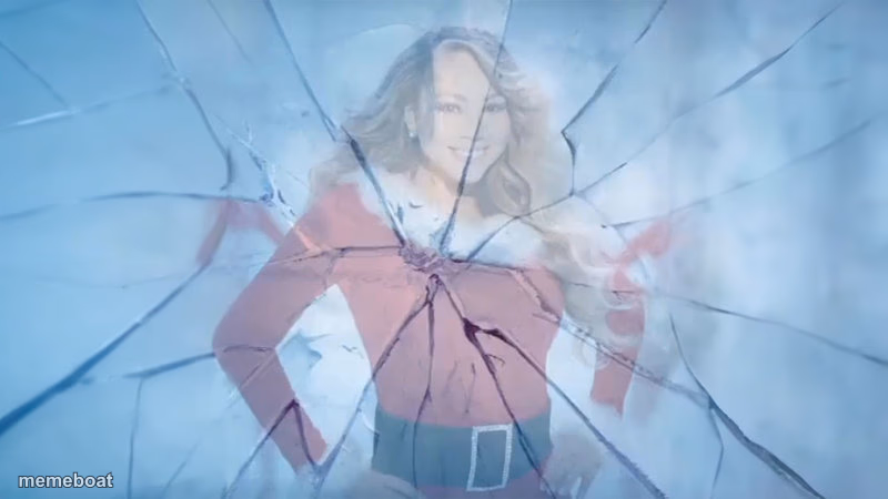 Mariah Carrey Defrosting - meme generator image preview