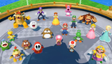 Mario and everyone looking on top