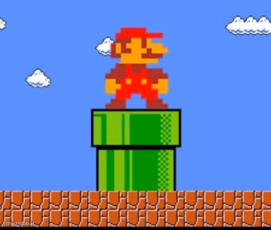 Mario and Pipe - meme generator image preview