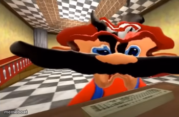 Mario disgusted - meme generator image preview