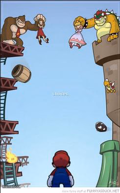 Mario, DK, and Bowser - meme generator image preview