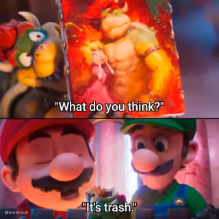 Mario Galaxy It's Trash