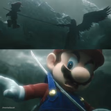 Mario Gets Stabbed