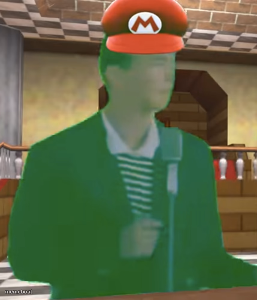 Mario rickroll - meme generator image preview