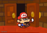 Mario Walks Through The Door Disappointed
