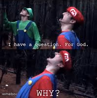 Mario Why God - meme generator image preview