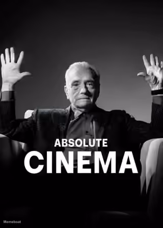 Martin Scorsese "Absolute Cinema" Poster