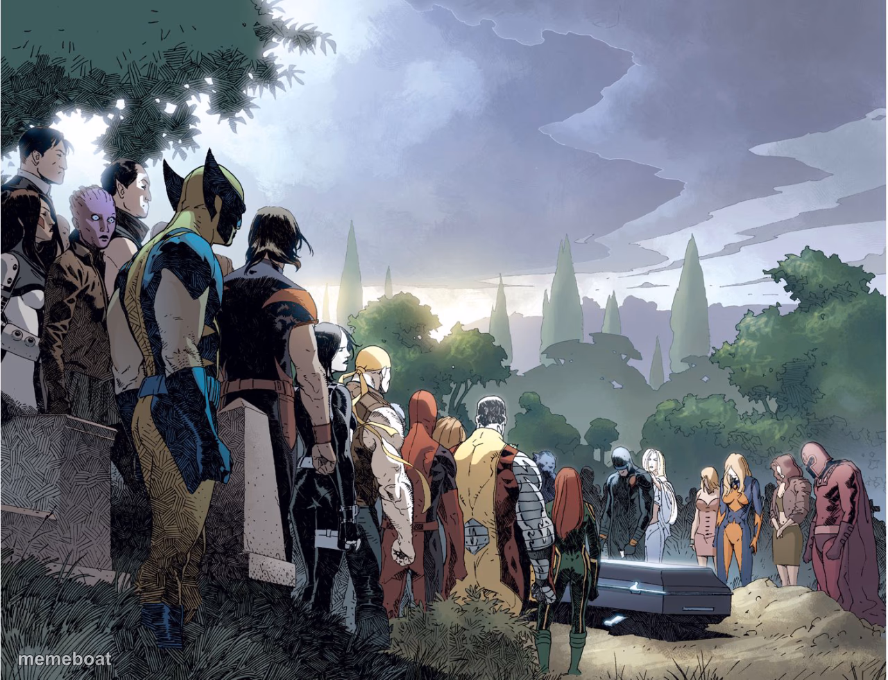 Marvel Funeral - meme generator image preview