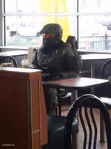 Master Chief In McDonalds