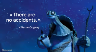 Master Oogway "There Are No Accidents."