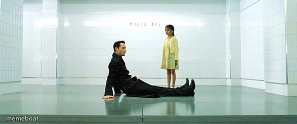 Matrix Train Station - meme generator image preview