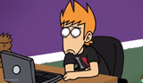 Matt shocked of the computer