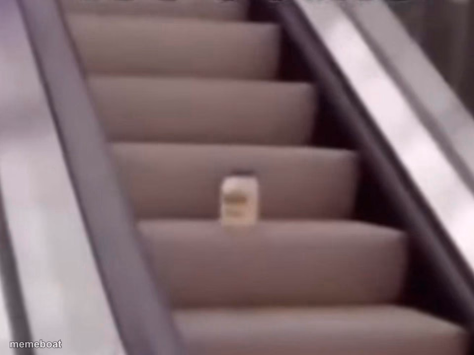 Mayonnaise On An Escalator - meme generator image preview