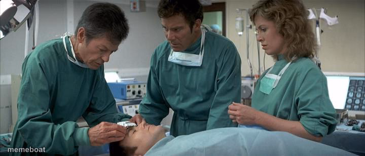 McCoy Operating on Chekov - meme generator image preview