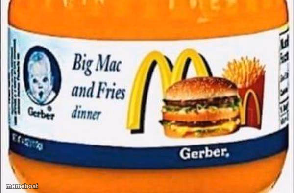 McDonalds Baby Food - meme generator image preview
