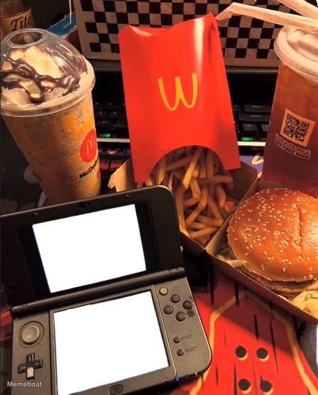 McDonald's Meal and 3DS - meme generator image preview