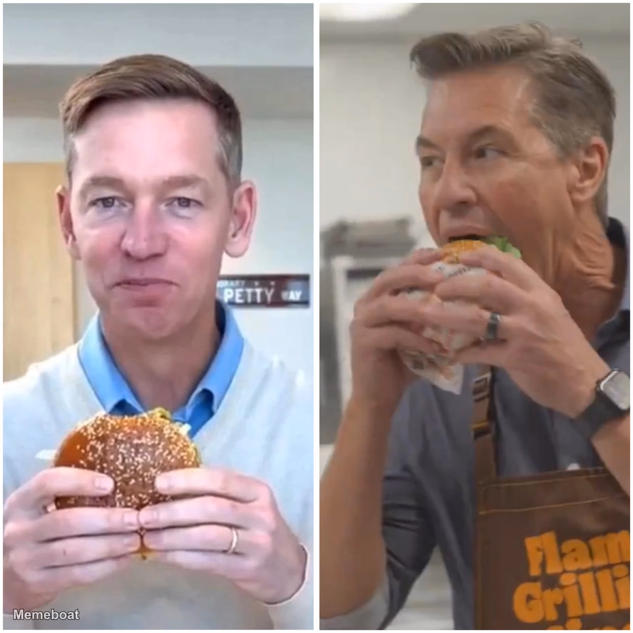 Mcdonald's vs. Burger King Ceos - meme generator image preview