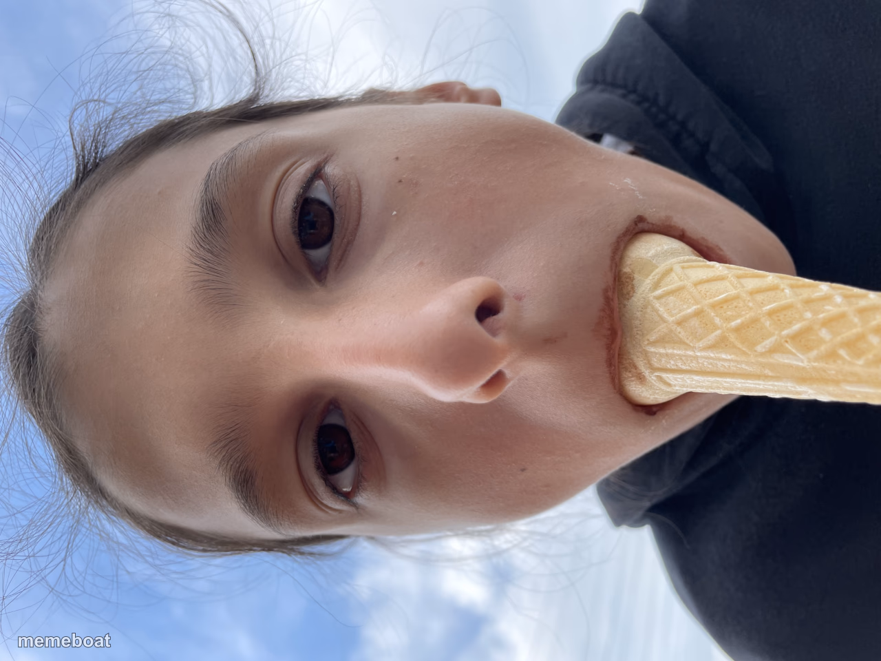 me eating ice cream - meme generator image preview