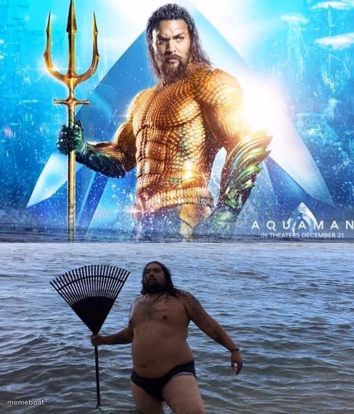 me vs reality - aquaman - meme generator image preview