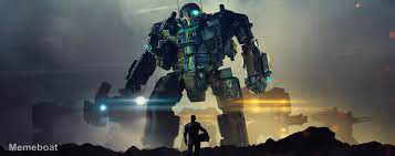 MechWarrior Towering Mech - meme generator image preview