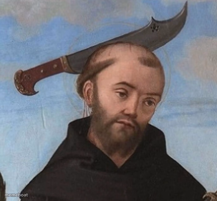 Medieval Monk - meme generator image preview