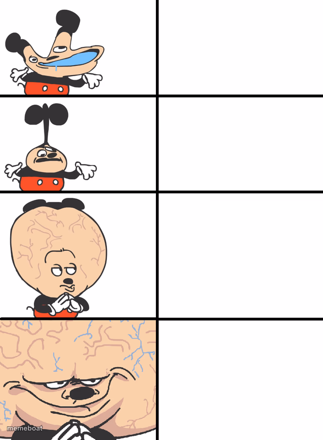 mega big brain mokey - meme generator image preview
