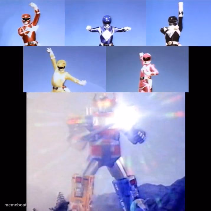Megazord Transformation - meme generator image preview
