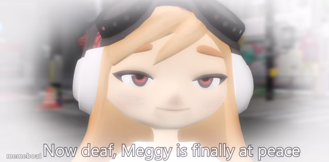 Meggy is finally at peace - meme generator image preview