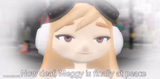 Meggy is finally at peace
