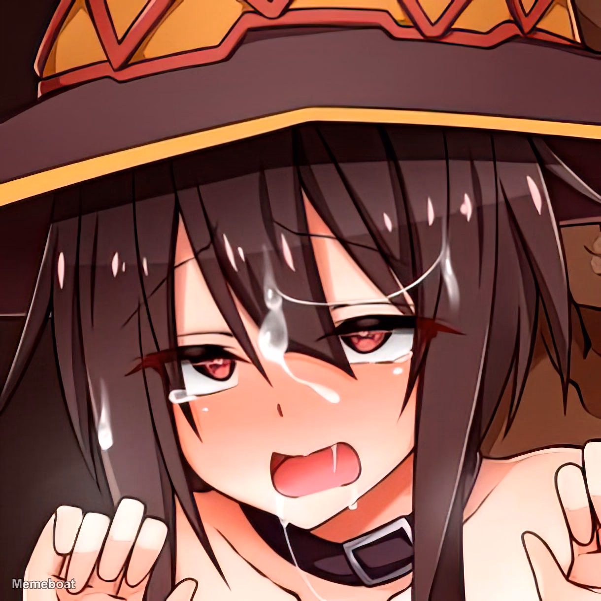 Megumin Overwhelmed - meme generator image preview
