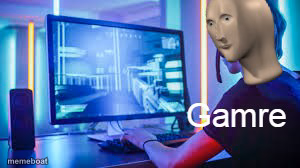 Meme man Gamer - meme generator image preview