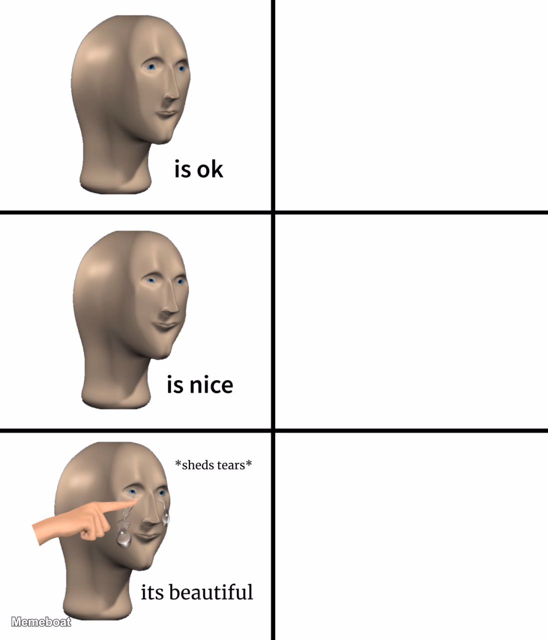 Meme Man Is Ok Is Nice Its Beautiful - meme generator image preview