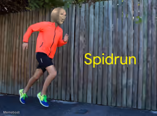 Meme Man Spidrun