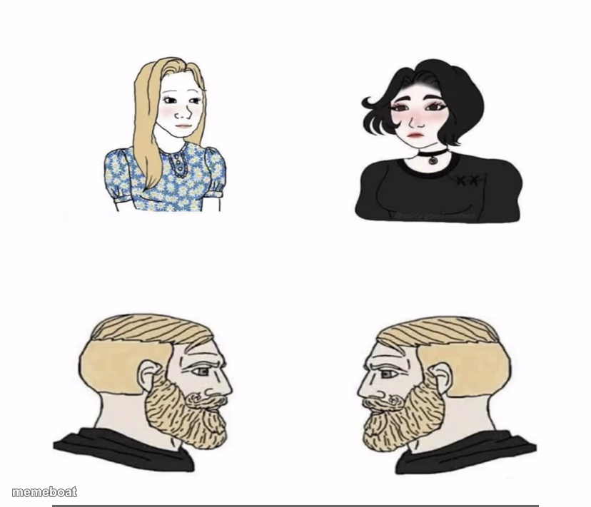 Men vs Women - meme generator image preview